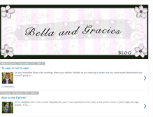 Tablet Screenshot of bellaandgracies.blogspot.com