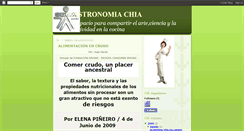 Desktop Screenshot of gastronomiachia.blogspot.com