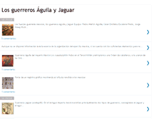 Tablet Screenshot of aguilayjaguar.blogspot.com