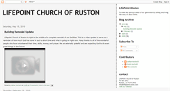 Desktop Screenshot of lifepointruston.blogspot.com