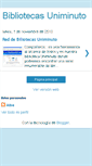 Mobile Screenshot of albe-bibliotecasuniminuto.blogspot.com
