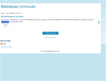 Tablet Screenshot of albe-bibliotecasuniminuto.blogspot.com