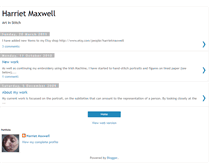 Tablet Screenshot of harriet-maxwell.blogspot.com