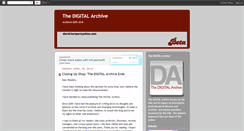 Desktop Screenshot of digitalpermanence.blogspot.com