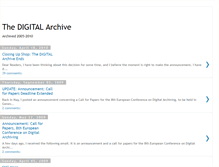 Tablet Screenshot of digitalpermanence.blogspot.com