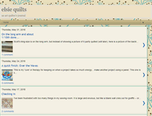 Tablet Screenshot of elsiequilts.blogspot.com