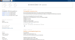 Desktop Screenshot of korsgard-if2000.blogspot.com