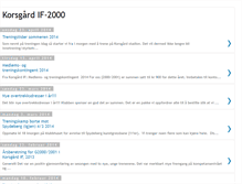 Tablet Screenshot of korsgard-if2000.blogspot.com