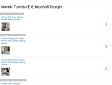 Tablet Screenshot of mavenfurniture.blogspot.com