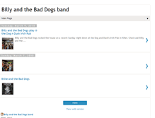 Tablet Screenshot of billyandthebaddogs.blogspot.com