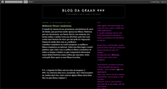 Desktop Screenshot of blogdagraah.blogspot.com