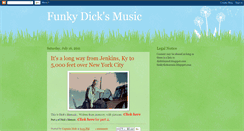 Desktop Screenshot of funkydicksmusic.blogspot.com