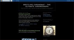 Desktop Screenshot of breitlingchronomat.blogspot.com