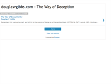 Tablet Screenshot of dvgibbsdeception.blogspot.com