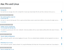 Tablet Screenshot of macprolinux.blogspot.com