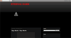 Desktop Screenshot of eternaldark-darkschneider.blogspot.com