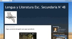 Desktop Screenshot of lenguayliteraturakole48.blogspot.com