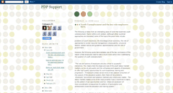 Desktop Screenshot of pdpsupport.blogspot.com