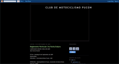 Desktop Screenshot of clubdemotociclismopucon.blogspot.com