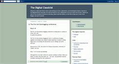 Desktop Screenshot of digitalclassicist.blogspot.com