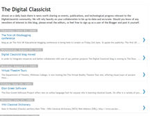 Tablet Screenshot of digitalclassicist.blogspot.com