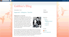 Desktop Screenshot of gabbieblog.blogspot.com