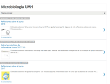 Tablet Screenshot of microbiologiaumh.blogspot.com