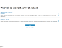 Tablet Screenshot of mayorofmakati.blogspot.com