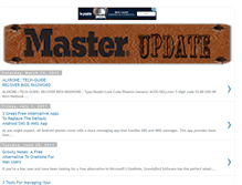 Tablet Screenshot of masterupdate.blogspot.com