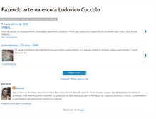 Tablet Screenshot of fazendoartenaescolaludovico.blogspot.com