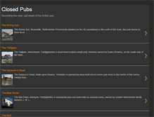 Tablet Screenshot of closedpubs.blogspot.com