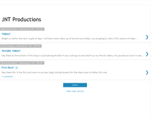 Tablet Screenshot of jntproductions.blogspot.com