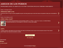 Tablet Screenshot of perro-amigos.blogspot.com