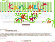 Tablet Screenshot of karamelomodainfantil.blogspot.com