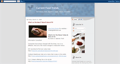 Desktop Screenshot of currentfoodtrends.blogspot.com