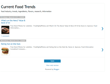Tablet Screenshot of currentfoodtrends.blogspot.com