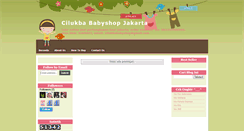 Desktop Screenshot of cilukbababyshop.blogspot.com