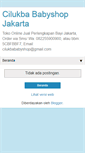 Mobile Screenshot of cilukbababyshop.blogspot.com