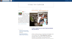 Desktop Screenshot of curetocancernow.blogspot.com