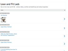 Tablet Screenshot of fit-lads.blogspot.com