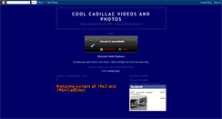 Desktop Screenshot of coolebaycadillacs.blogspot.com