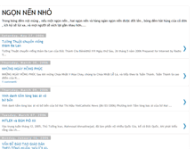 Tablet Screenshot of ngonnennho.blogspot.com