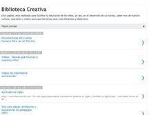 Tablet Screenshot of bibliocreas.blogspot.com