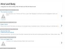 Tablet Screenshot of onemindandbody.blogspot.com