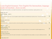 Tablet Screenshot of intermediateenglishbooks.blogspot.com