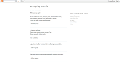 Desktop Screenshot of everyday-words.blogspot.com