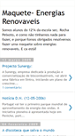 Mobile Screenshot of maquete-energiasrenovaveis.blogspot.com