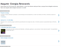 Tablet Screenshot of maquete-energiasrenovaveis.blogspot.com