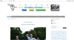 Desktop Screenshot of informalrunning.blogspot.com
