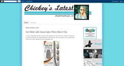 Desktop Screenshot of chickeyslatest.blogspot.com